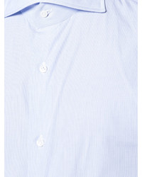 Мужская голубая классическая рубашка от Isaia