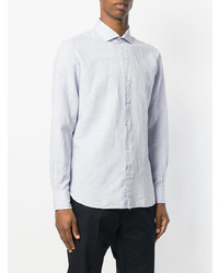 Мужская голубая классическая рубашка от Orian