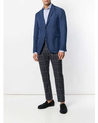 Мужская голубая классическая рубашка от Borriello