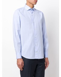 Мужская голубая классическая рубашка от Eleventy