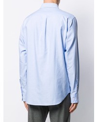 Мужская голубая классическая рубашка от Nn07