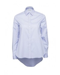 Женская голубая классическая рубашка от Colletto Bianco
