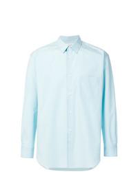 Мужская голубая классическая рубашка от Comme Des Garcons SHIRT