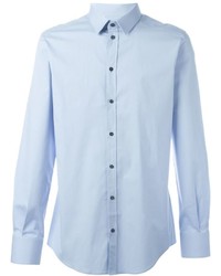 Мужская голубая классическая рубашка от Dolce & Gabbana