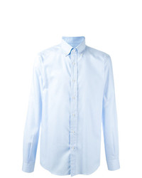 Мужская голубая классическая рубашка от Fashion Clinic Timeless