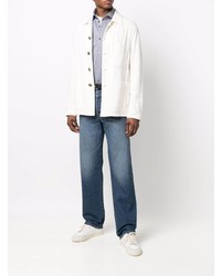 Мужская голубая классическая рубашка от BOSS