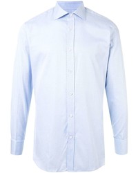 Мужская голубая классическая рубашка от Gieves & Hawkes