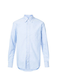 Мужская голубая классическая рубашка от Gitman Vintage