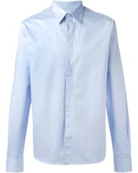 Мужская голубая классическая рубашка от Givenchy