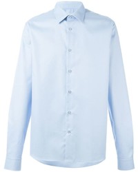Мужская голубая классическая рубашка от Givenchy