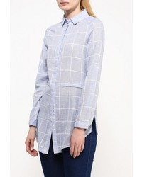 Женская голубая классическая рубашка от Influence