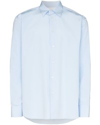 Мужская голубая классическая рубашка от Jil Sander