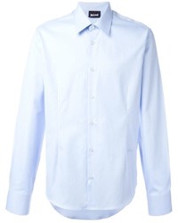 Мужская голубая классическая рубашка от Just Cavalli