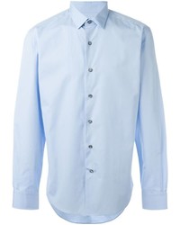 Мужская голубая классическая рубашка от Lanvin