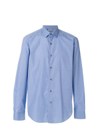 Мужская голубая классическая рубашка от Lanvin