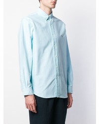 Мужская голубая классическая рубашка от Ralph Lauren