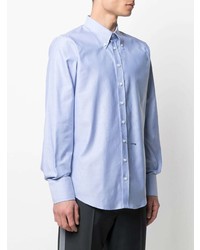 Мужская голубая классическая рубашка от DSQUARED2