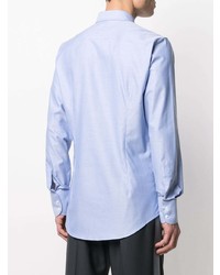 Мужская голубая классическая рубашка от DSQUARED2
