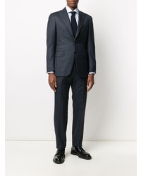 Мужская голубая классическая рубашка от Fay