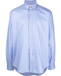 Мужская голубая классическая рубашка от Maison Margiela