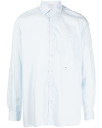 Мужская голубая классическая рубашка от Massimo Alba