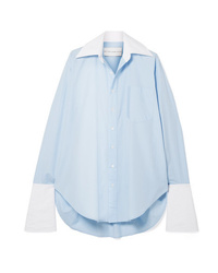 Женская голубая классическая рубашка от Matthew Adams Dolan