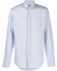 Мужская голубая классическая рубашка от Michael Kors Collection