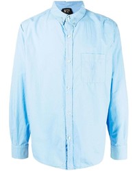 Мужская голубая классическая рубашка от N°21