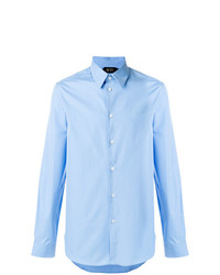 Мужская голубая классическая рубашка от N°21