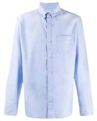 Мужская голубая классическая рубашка от Nn07