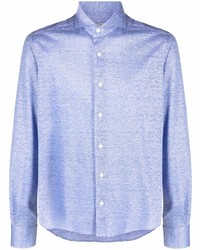 Мужская голубая классическая рубашка от Orian