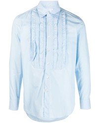 Мужская голубая классическая рубашка от PT TORINO