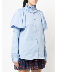 Женская голубая классическая рубашка от Macgraw