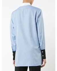 Женская голубая классическая рубашка от Rachel Comey