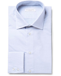 Мужская голубая классическая рубашка от Richard James