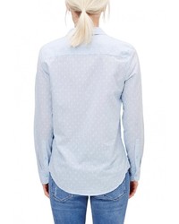 Женская голубая классическая рубашка от s.Oliver