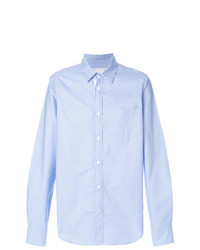 Мужская голубая классическая рубашка от Sacai