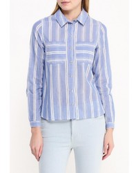 Женская голубая классическая рубашка от SPRINGFIELD