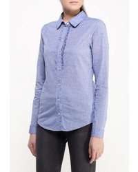 Женская голубая классическая рубашка от SPRINGFIELD