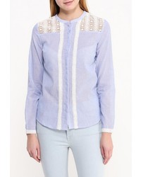 Женская голубая классическая рубашка от SPRINGFIELD