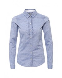 Женская голубая классическая рубашка от SPRINGFIELD