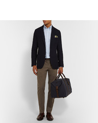 Мужская голубая классическая рубашка от Canali