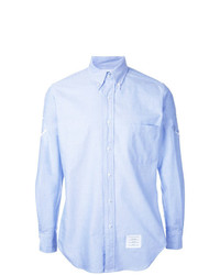 Мужская голубая классическая рубашка от Thom Browne