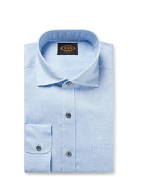 Мужская голубая классическая рубашка от Tod's