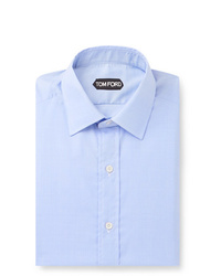 Мужская голубая классическая рубашка от Tom Ford