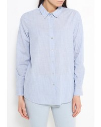 Женская голубая классическая рубашка от Tom Tailor