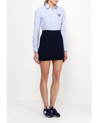 Женская голубая классическая рубашка от Tommy Hilfiger