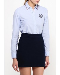 Женская голубая классическая рубашка от Tommy Hilfiger