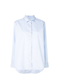 Женская голубая классическая рубашка от Totême