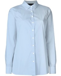 Женская голубая классическая рубашка от Twin-Set